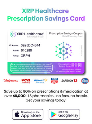 Amid Rising Costs, XRP Healthcare Prescription Savings Card Making a Difference at 68,000 Pharmacies Across America: A Game-Changer for Individuals and Organizations Alike